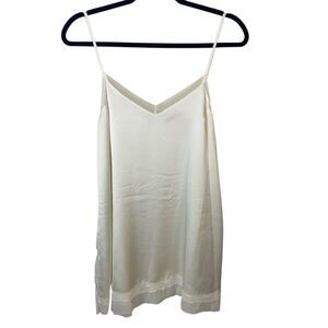 Josie Ivory Silk Chemise Sz M